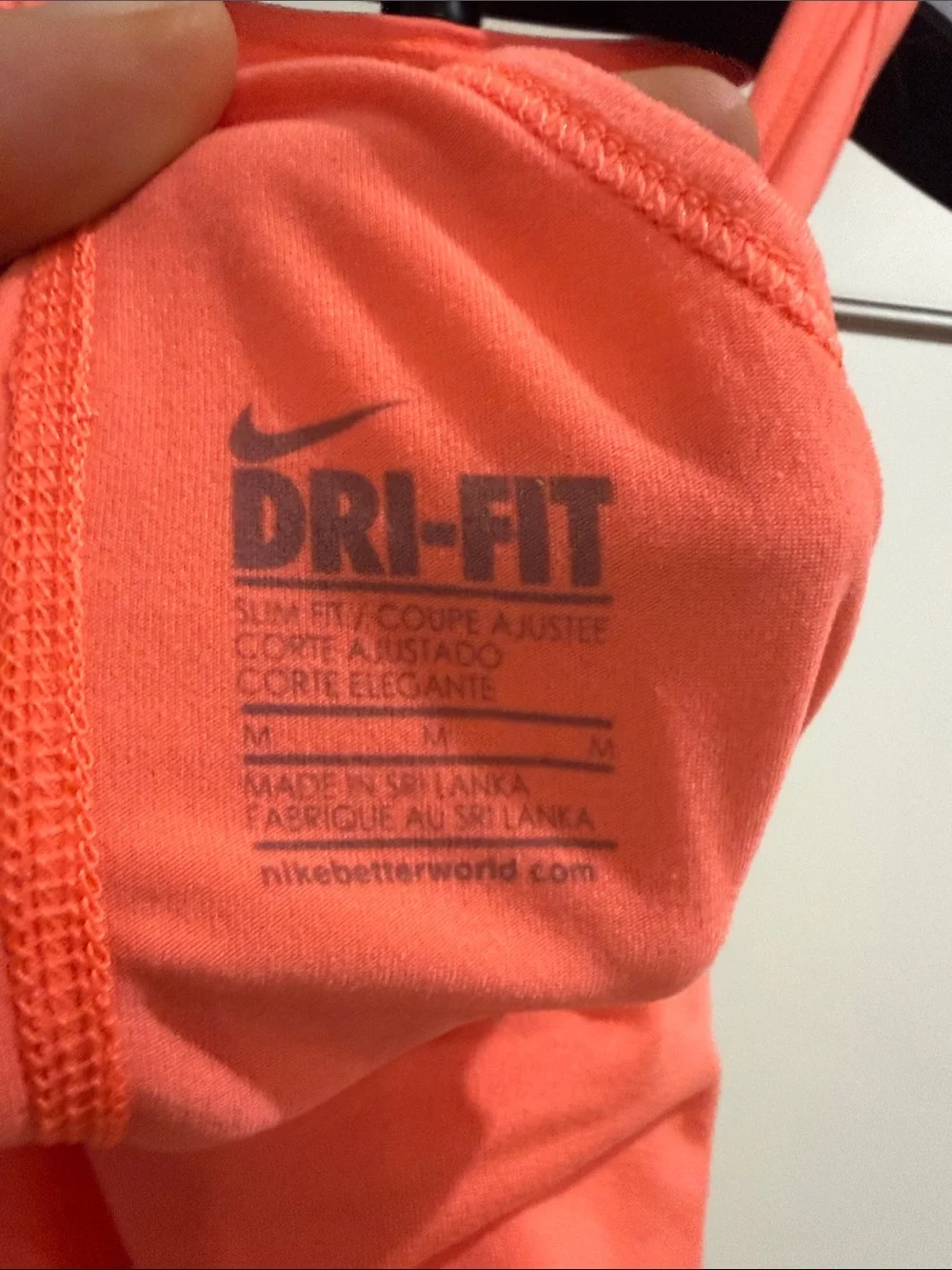 Nike Coral Racerback Tank Top